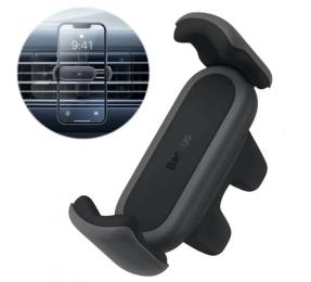 Тримач в авто Baseus Steel Cannon 2 Air Outlet Car Mount Black (SUGP000001)