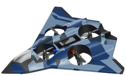 Іграшка на радіокеруванні PRC Mirage Blue Літак