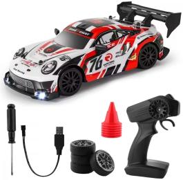 Іграшка на радіокеруванні PRC Porsche 911 GT3 RS White Машинка для дрифту