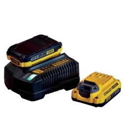 Зарядний пристрій до електроінструменту Stanley FatMax V20 (SFMCB12D2) Black Yellow
