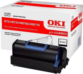 Картридж для принтера Premium Quality OKI B721/B731/MB760/MB770/Toner Cartridge, PT45488802 Black (PT45488802)