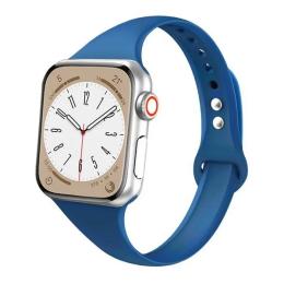 Ремінець для смарт-годинника Infinity Silicone Strap Slim Apple Watch 42mm/44mm Blue