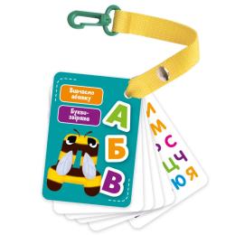 Навчальна гра Vladi Toys VТ2000-20 набір карток Букви-тварини