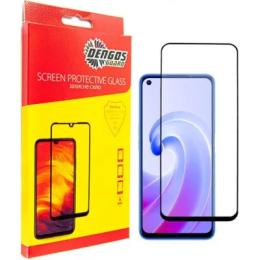 Захисне скло DENGOS Oppo A76 Full Glue Black