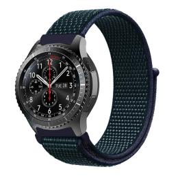 Ремінець для смарт-годинника BeCover Nylon Style для Honor MagicWatch 2 / Huawei Watch Blue Green