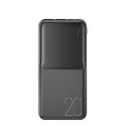 Зовнішній портативний акумулятор XO PR252 20000mAh Black (XK-PR252)
