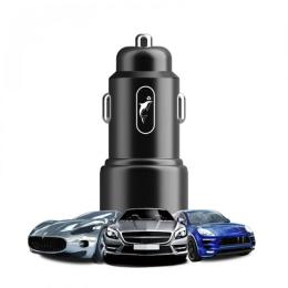 Автомобільний адаптер для телефона SkyDolphin AZP-000087 Black SZ15 Aluminium QC3.0 (2USB, 2.4A)