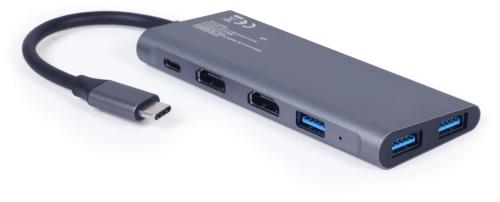 USB-хаб Cablexpert A-CM-COMBO3-01 USB-C 3-в-1