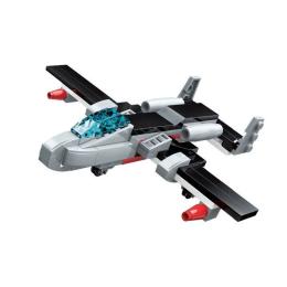 Конструктор Qman 1418Q військовий транспорт 74-101 деталь (Літак Звукова