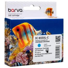 Картридж для принтера BARVA HP 933XL (CN054AE/CN058AE) Cyan 920 cт (IC-933XL-C)