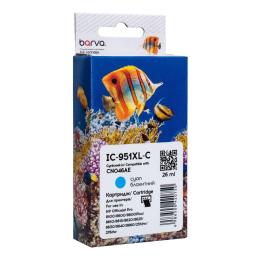 Картридж для принтера BARVA HP 951XL (CN046AE/CN050AE) Cyan 1500 cт (IC-951XL-C)