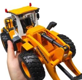 Іграшка на радіокеруванні Mic Z6828A1 Екскаватор, підсвічування, акум. 3.7V, USB-кабель, пульт 40 MHz, масштаб 1:24
