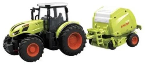 Іграшка на радіокеруванні YG Toys (6650) Трактор з причіпом, акумулятор, в коробці р.45x14x16,5см