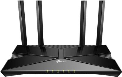 Маршрутизатор TP-Link Archer AX1500 Black (AX1500, Wi-Fi 6, 1хGE WAN, 4хGE LAN, MU-MIMO, Bea