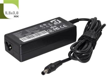 Блок живлення для ноутбука 1stCharger AC1STSA60WA (для Samsung, 60W, 19V, 3.16A, силовий кабель)