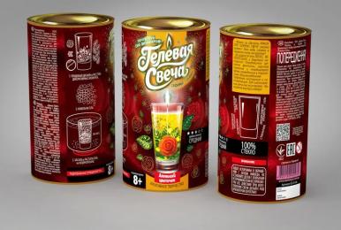 Набір для творчості Danko Toys GS-01 гелева свічка Червона квіточка