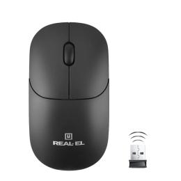 Мишка REAL-EL RM-313 W Black (EL123200042)