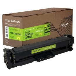 Картридж для принтера Patron Canon 055 Green Label Yellow (PN-055YGL)