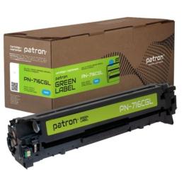 Картридж для принтера Patron Canon 716 Green Label Cyan (PN-716CGL)