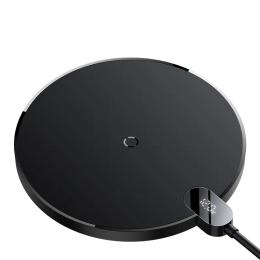 Бездротовий зарядний пристрій Baseus Digital LED Display Gen 2 Wireless Charger Black (CCED000001)