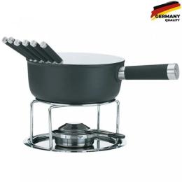 Набір для фондю KELA Roman 16665 Black 9 предметів, кераміка