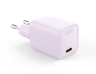Адаптер живлення для телефона XO L146 (EU) PD20W Single USB-C Violet