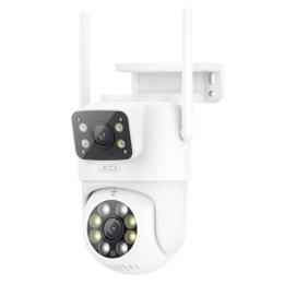 Камера відеонагляду XO CR06 Star 400W Pixel Dual Screen Outdoor Dome Camera White