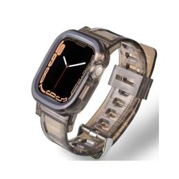 Ремінець для смарт-годинника Infinity Silicon Apple Watch 38mm/40mm/41mm Gray