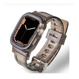 Ремінець для смарт-годинника Infinity Silicon Apple Watch 42mm/44mm/45mm Gray