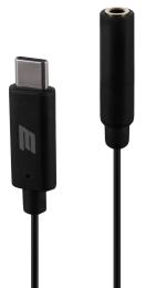 Перехідник 2E MAC010 USB Type-C (тато) - 3.5mm (мама) Black