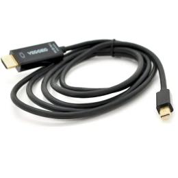 Відео-кабель VEGGIEG Mini DisplayPort - HDMI 3м (YT-C-MH-3) Black