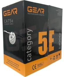 Вита пара Gear UTP 4x2x0,51 Cat5E, CCA GEC-UTPCCA051305 Gray 305m