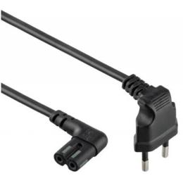 Кабель живлення Voltronic C7 0.5m 0.5mm Q50/500 Merlion (PC-184/2 CEE7/16-C7