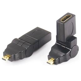 Перехідник Voltronic microHDMI (тато)  -  HDMI (мама) 360 Black