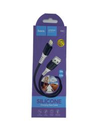 Дата-кабель Hoco X82 lightning to USB 2.4A 1m Black
