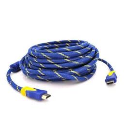 Відео-кабель Voltronic YT-HDMI(M)/(M)NY/BL-10m Blue Gold HDMI (тато) - HDMI (тато)