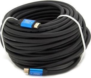Відео-кабель Merlion HDMI-HDMI 4Kx2K Ultra HD, 25.0 м, v2.0 (YT-HDMI (M) Black