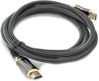 Відео-кабель VEGGIEG HA-2 HDMI-HDMI 4K UHD, 2.0 м, v2.0 (YT-HDMI (M)/(M) Black
