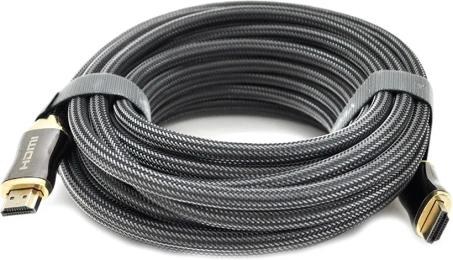 Відео-кабель VEGGIEG HA-5 HDMI-HDMI 4K UHD, 5.0 м, v2.0 (YT-HDMI (M)/(M) Black