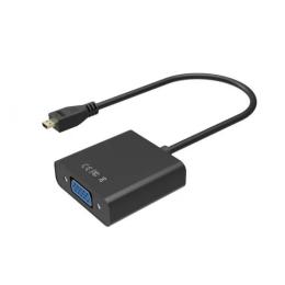 Перехідник Voltronic YT-C-MCHDMI(M)/VGA(F)-B (16537) HDMI - VGA