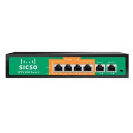 Світч Sicso P4806J-4578 (4xPOE, 2xLAN)