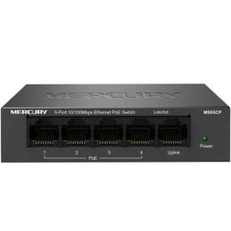 Світч Mercury MS05CP (4xPOE, 1xLAN)