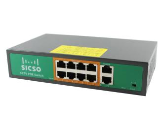 Світч Sicso P4810J-4578 (8xPOE, 2xLAN)
