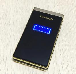 Кнопковий телефон Tkexun M2 Gold