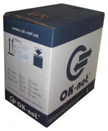 Вита пара OK-Net FTP cat.5e patch AWG26/7 305м (КГПВЭ-ВП (100) 4*2*AWG26/7)