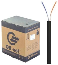 Вита пара OK-Net КПП-ВП (100) 2*2*0,50 / 305 UTP 305м cat.5 2 пари outdoor (U/UTP-cat.5)