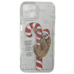 Чохол-накладка Infinity New Year Apple iPhone 14 Transparent Лінивець