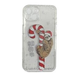 Чохол-накладка Infinity New Year Apple iPhone 13 Transparent Лінивець