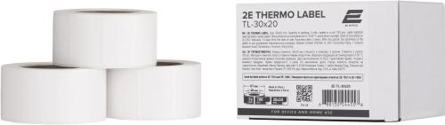 Термоетикетка 2E 2E-TL-40X30 White 40x30мм 500 шт 3 рулони