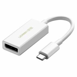 Перехідник Ugreen MM130 USB Type C (тато) - DisplayPort (мама) White
